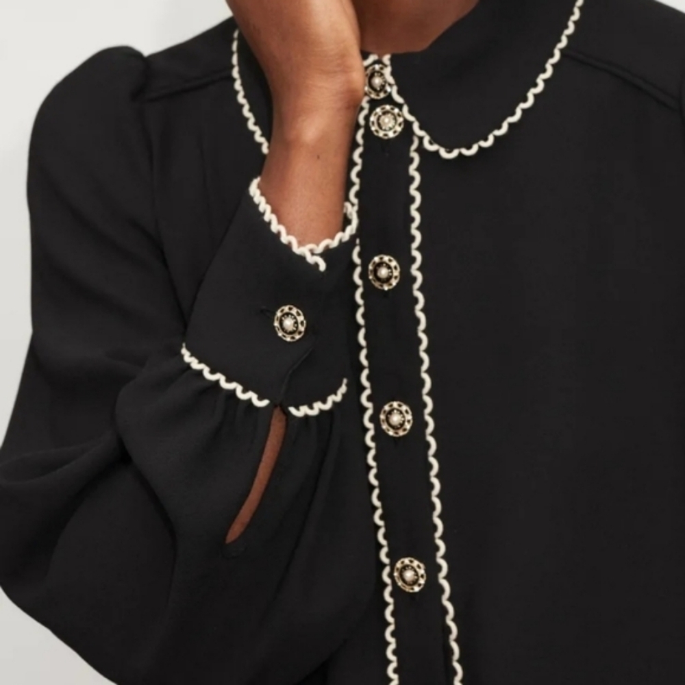 Me+Em Contrast Detail Shift Dress - Picture 2 of 9